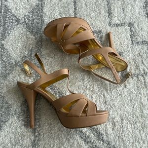 Thalia Sodi Beige/Nude Heels -Size 10